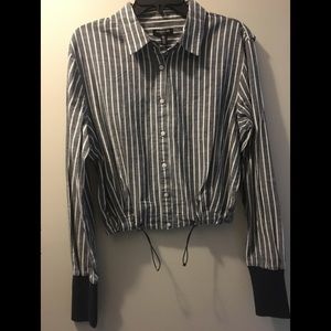 Kenneth Cole Drawstring Shirt